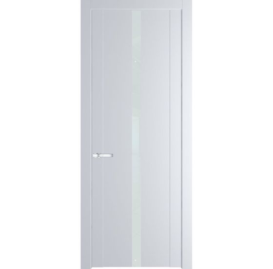 Межкомнатная дверь эмаль Profil Doors 1.8P вайт стекло белый лак