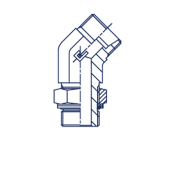 Штуцер FRG45 DL35 BSP 1.1/4 (корпус)