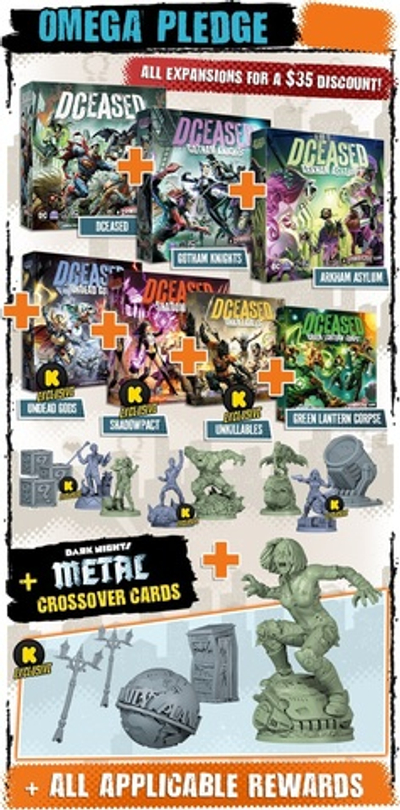 [Предзаказ] DCeased - A Zombicide Game - Omega Pledge