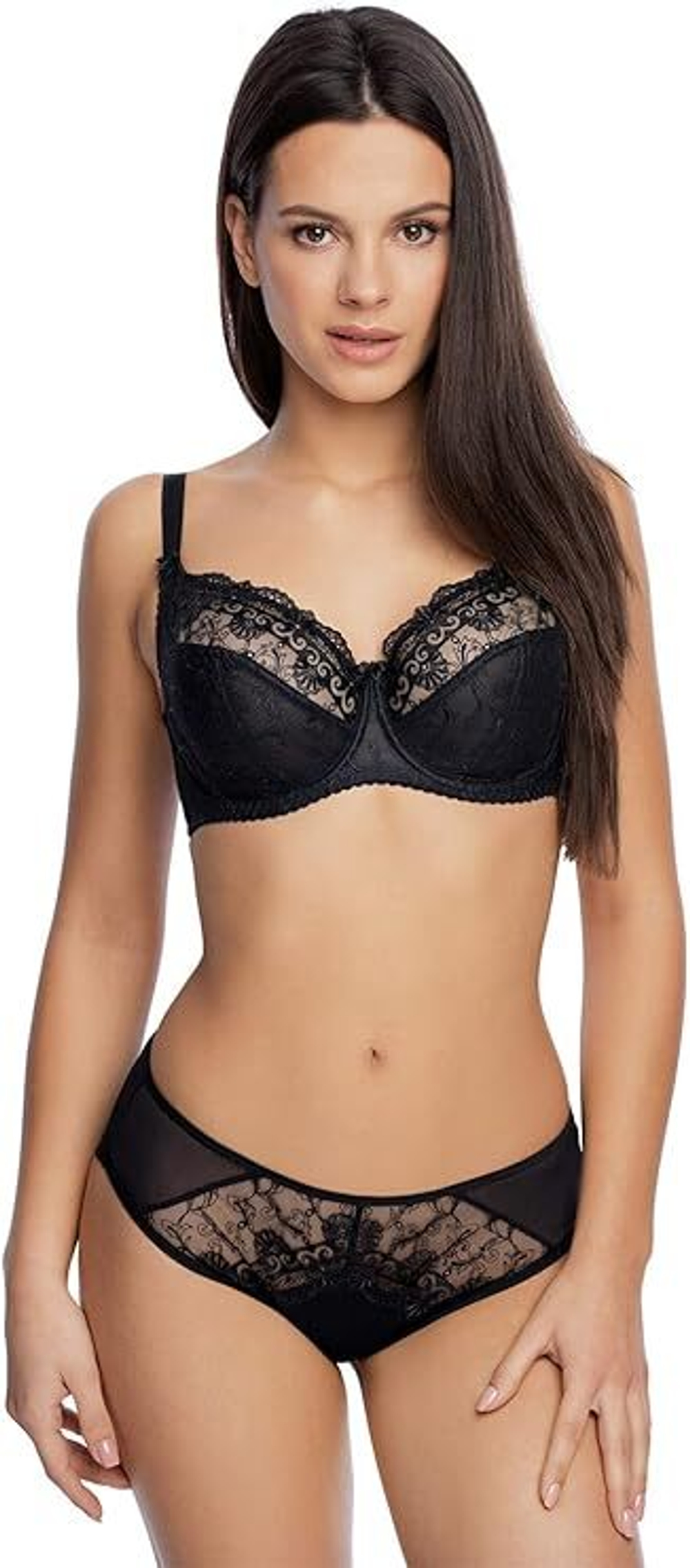 Бюстгальтер больших размеров Gabriela 80F черный