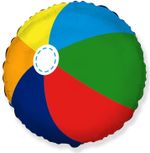 Шар (18''/46 см) Круг, Пляжный мяч, 1 шт.