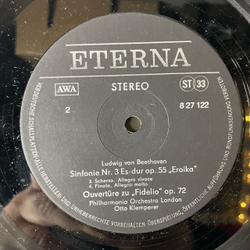 Винтажная виниловая пластинка LP L. V. Beethoven Бетховен, Otto Klemperer Отто Клемперер Симфония Sinfonie Nr. 3 Es-dur Op. 55 Eroika (ГДР 1981)