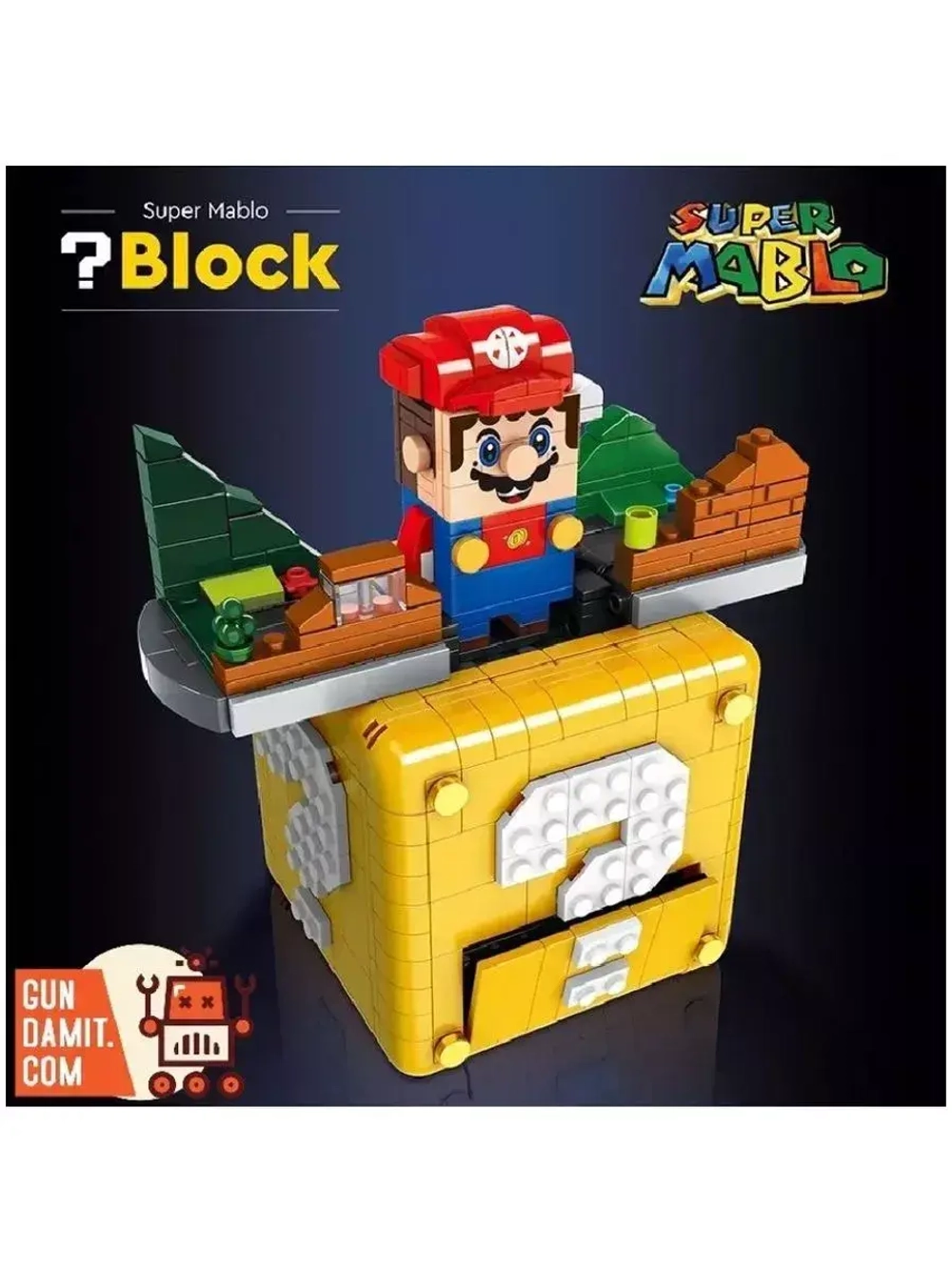 Конструктор Марио Блок Знак вопроса 788 деталей