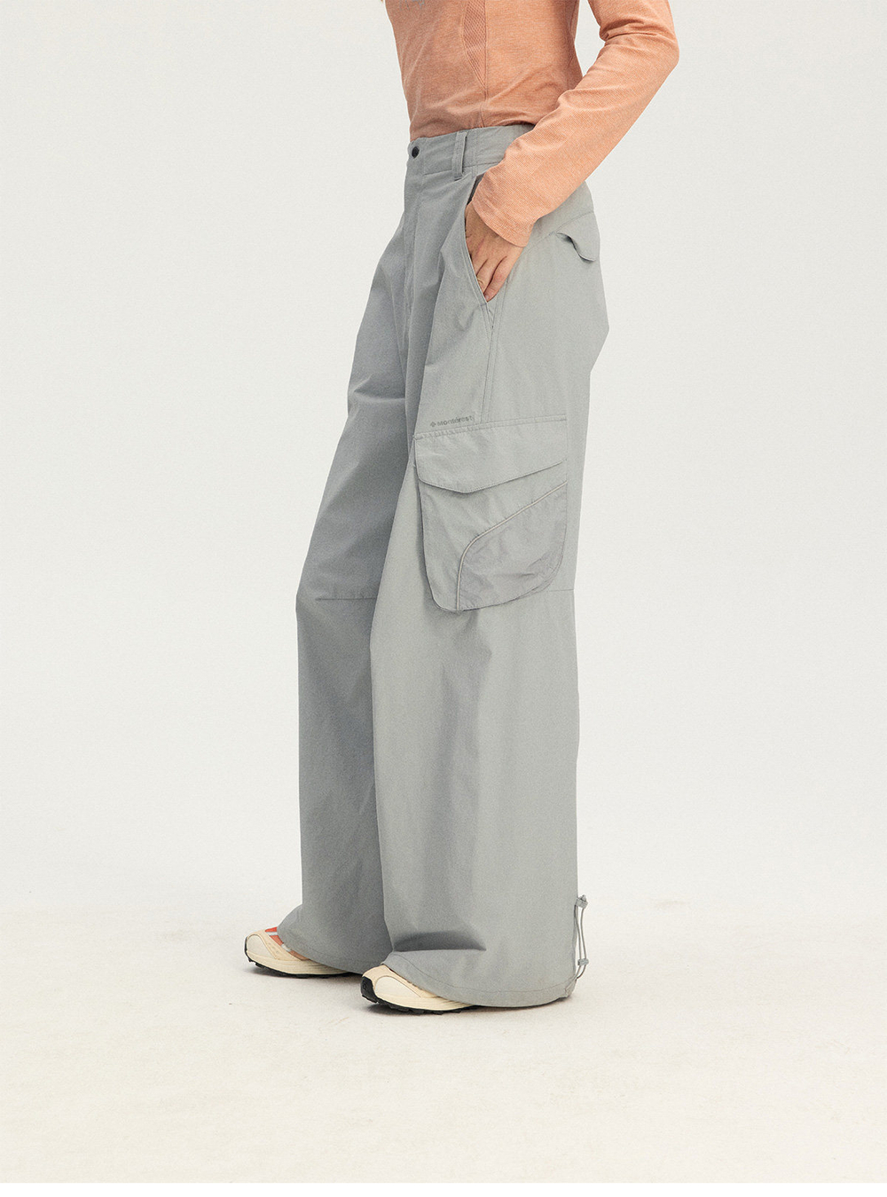 WMNS Штаны Nothomme Monterest Water-Repellent серый