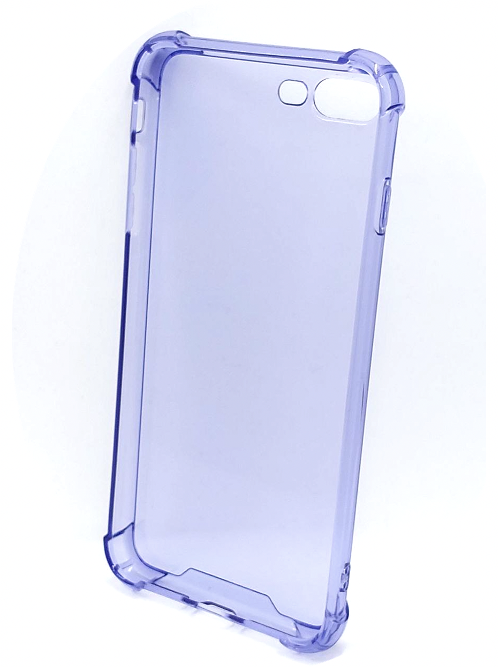 Чехол на iPhone 7 Plus / 8 Plus / айфон, противоударный, с кольцом, подставкой, прозрачный