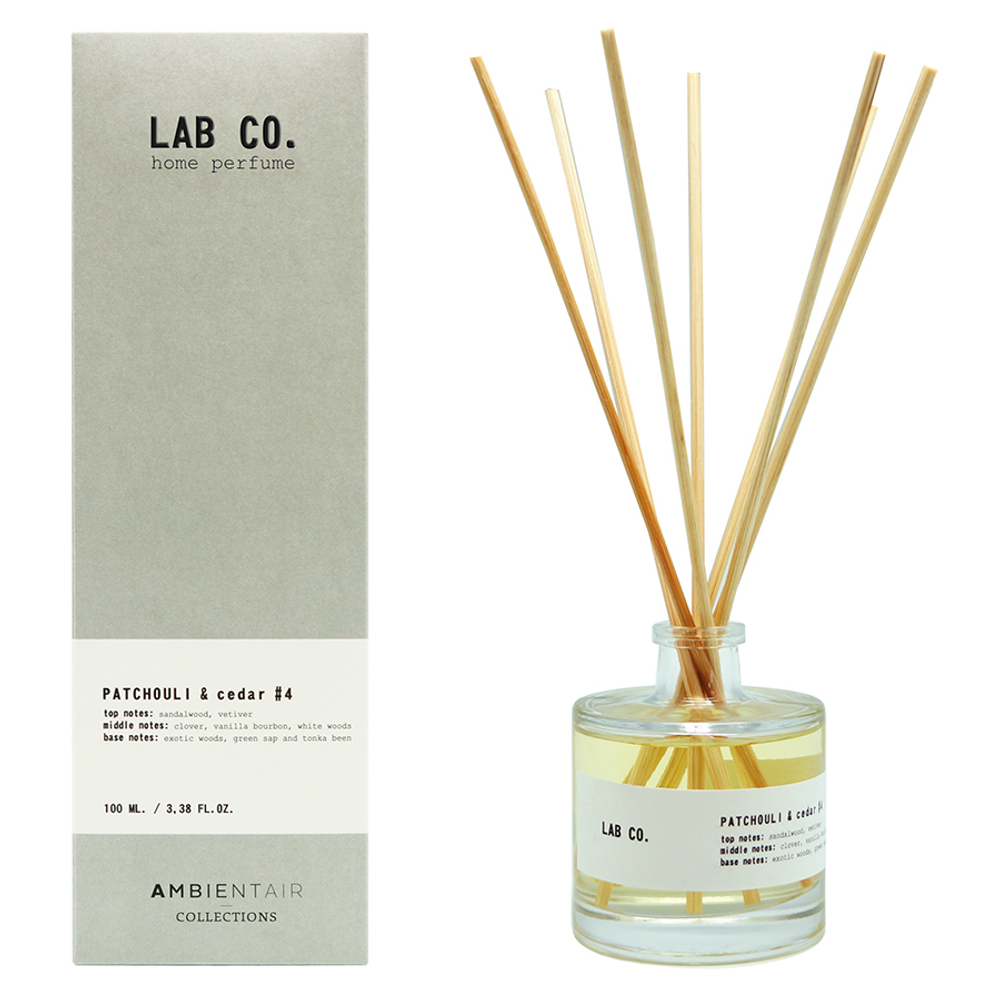 Диффузор ароматический lab co, Пачули и кедр, 100 мл