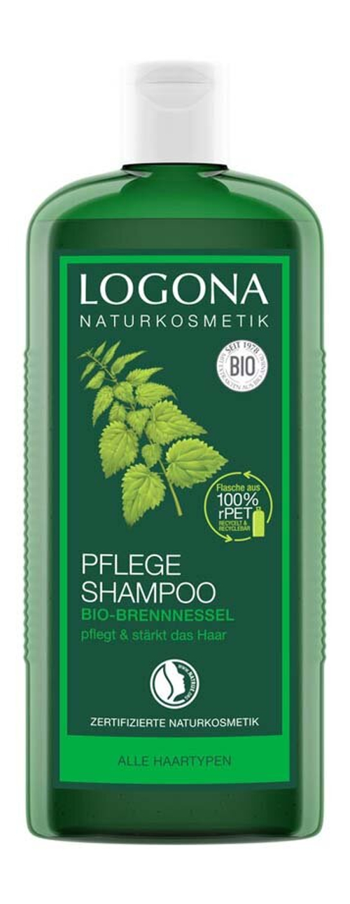 Шампунь Logona Care с экстрактом крапивы, 250 мл.