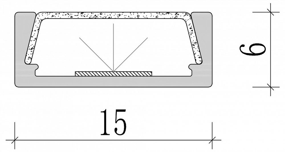 Короб накладной Fiberli М1506 14120101