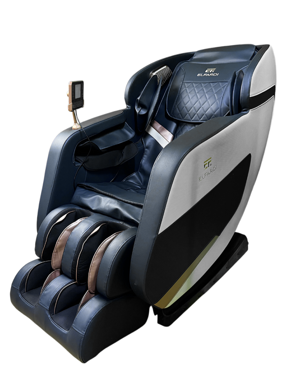 Массажное кресло Elfardi S9C сине-серое