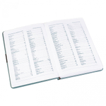 Ежедневник недатированный, А5, Yalong, 7БЦ, ПВХ, ляссе, металлический элемент, клетка, 110л., "Коричневый"