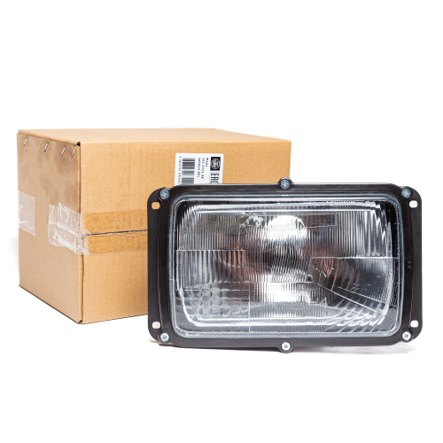 341.3711 АЕ Фара, КамАЗ, МАЗ, ГАЗ, УАЗ, рифленое стекло (без лампы), с корректором  (ан.112.03.29, 3