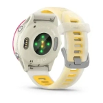 Умные часы Garmin Forerunner 570 - 42 мм Малиновый алюминий с полупрозрачным ремешком цвета слоновая кость/манго
