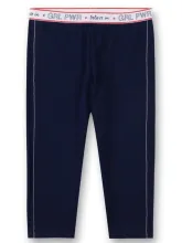 Спортивные синие капри для девочки Sanetta