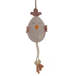 GAEM Изделие декоративное подвесное "Яйцо", L5 W2 H14 см, 2в.