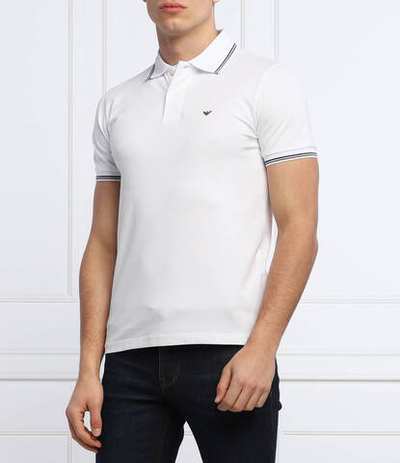 Поло Emporio Armani - белый(8N1FB4 1JPTZ)