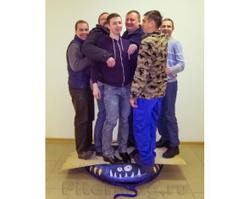 Ватрушка (тюбинг) Митек Тропик синяя 95 см