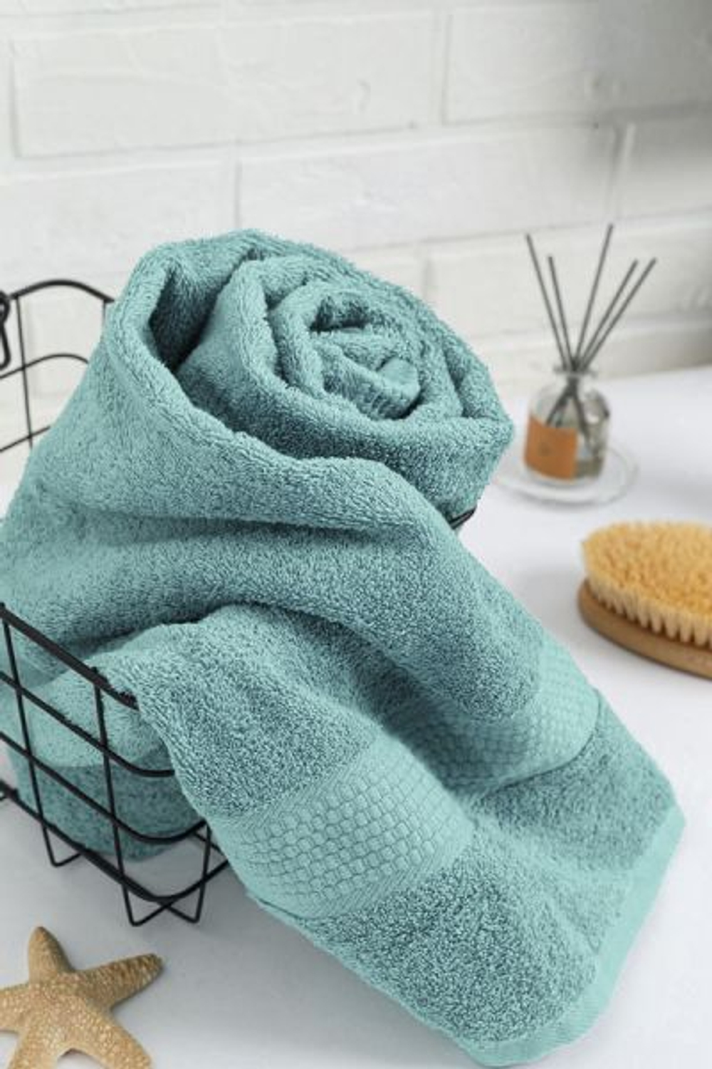 Полотенце махровое, г/к, 100х150, арт. 100-150 BS, 400 гр/м2, цвет: 3205-Ментоловый,