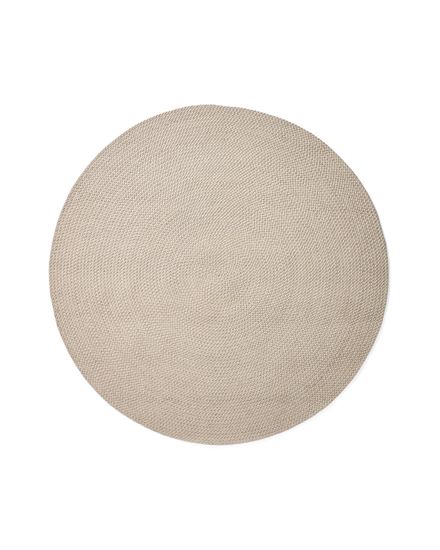 Ковер Despas из синтетического волокна цвета экрю Ø150см