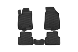 Коврики Standard, в салон CHEVROLET Aveo, 2012- , 4 шт. (полиуретан, чёрные) Element.CARCHV00021