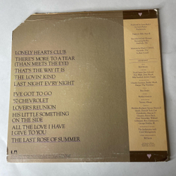 Винтажная виниловая пластинка LP Billie Jo Spears Lonely Hearts Club (США 1978)