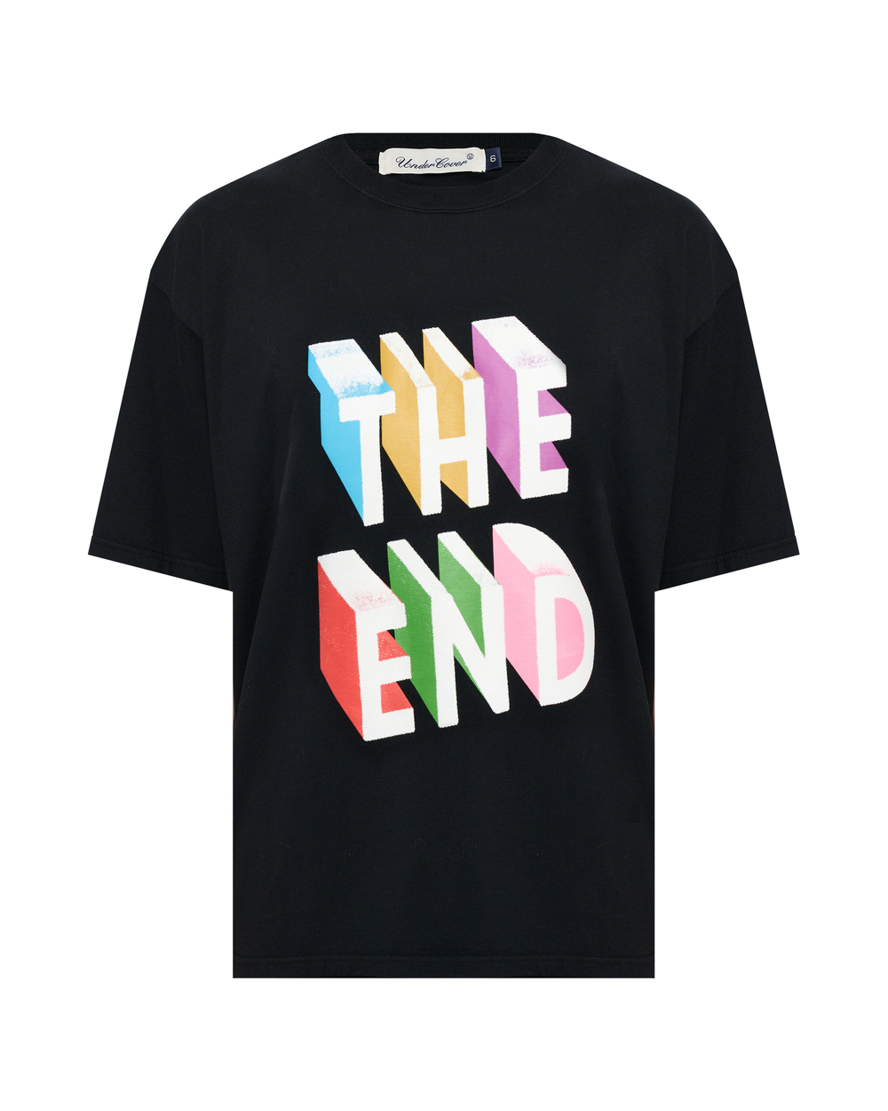 UNDERCOVER ФУТБОЛКА ЧЕРНАЯ THE END