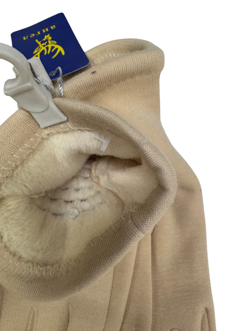 Перчатки. Женские. Верх: Спандекс. Текстильные.Подклад: Плюш-флис. 12 шт в упаковке, разный цвет.