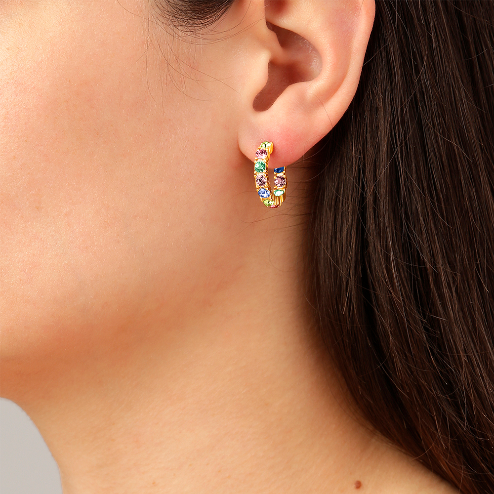 Серьги Dyrberg Kern RAQUEL SG PASTEL MULTI 460067