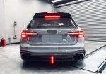 Карбоновый диффузор для AUDI RS4 A4 AVANT B9 2018-2020 Ауди аэродинамический обвес