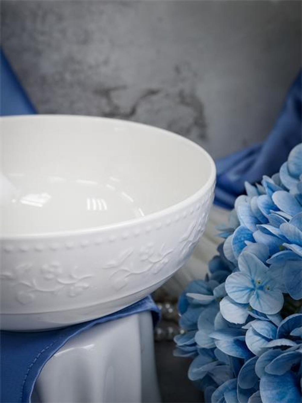 Салатник 1 л, d 17,7 см h 7 см, фарфор, Primavera