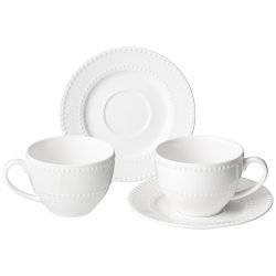 ЧАЙНЫЙ НАБОР LEFARD "PEARL" НА 2 ПЕР. 4 ПР. 290 МЛ (КОР=12НАБ.)