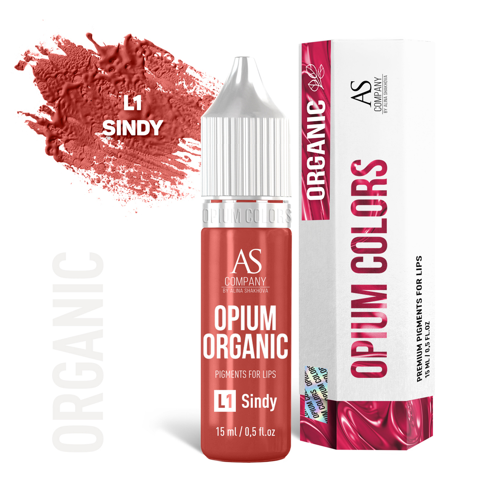 L1 Sindy ORGANIC пигмент для губ TM AS-Company OPIUM COLORS