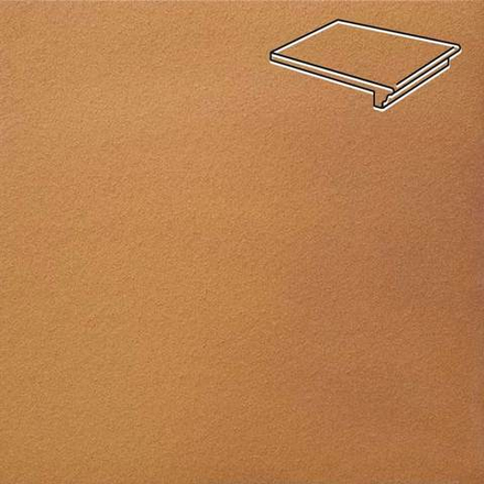 Stroeher - Keraplatte Terra 307 weizengelb 345x240x12 артикул 9240 - Клинкерная ступень - флорентинер
