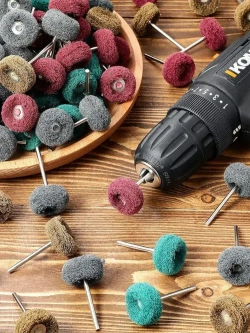 Насадки для гравера,Набор шлифовальных насадок.40 шт.используется для полировки металлических поверхностей.