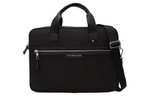 Tommy Hilfiger Polyester Shoulder Bag, Crossbody Bag, Handbag, Laptop Bag Men"s Black