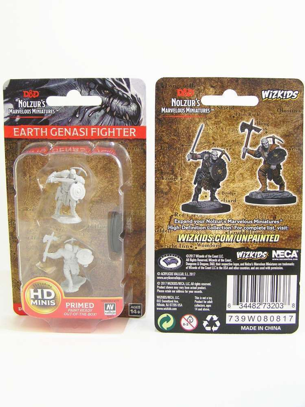 Earth Genasi Male Fighter / Земляные дженази-воины