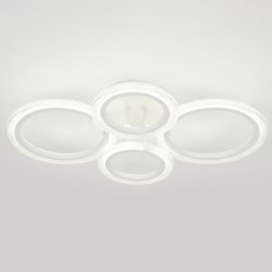 Светильник потолочный светодиодный ЭРА Модерн Ring CLL-1-59-RC WH | Светильники SPB-6 с ДУ