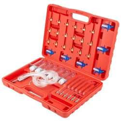 Тестер обратки дизельных форсунок системы Common Raill с комплектом адаптеров, в кейсе FORCEKRAFT FK-902G8