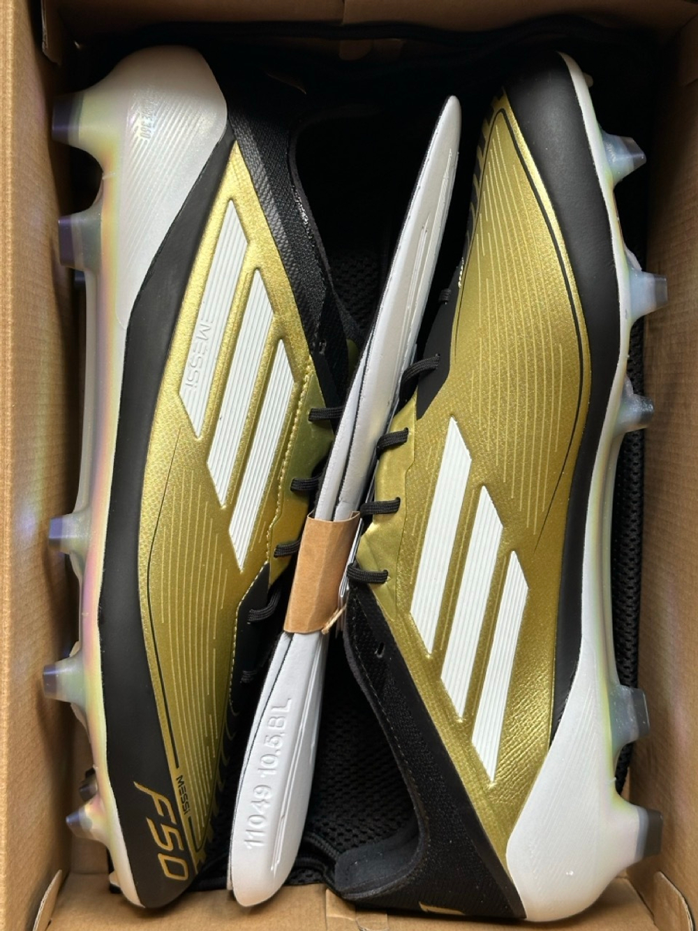 Бутсы adidas F50 Elite Messi FG - золотой