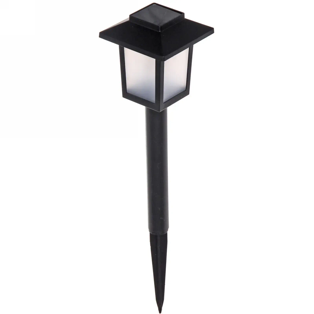 Фонарь садовый «Светик» 38*9см, на солнечной батарее, пластик, Теплый белый