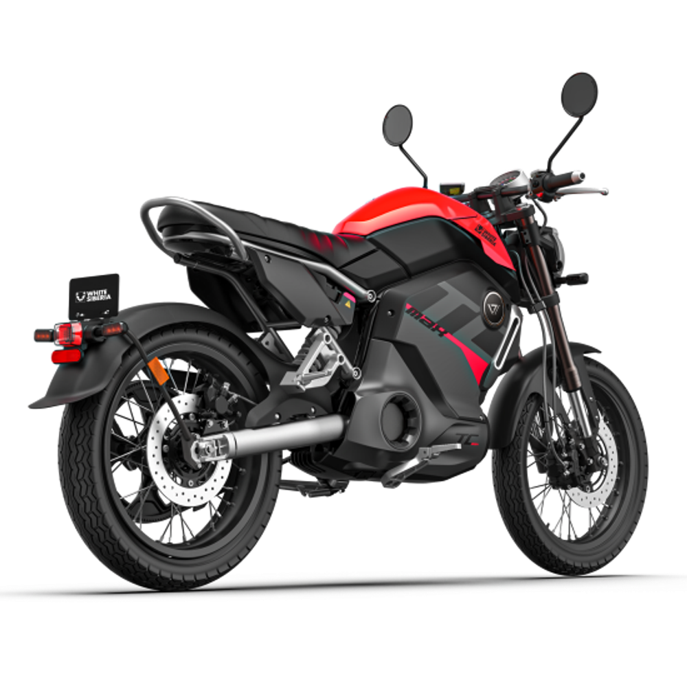 Электромотоцикл WHITE SIBERIA SUPER SOCO TC MAX 2024 Красный