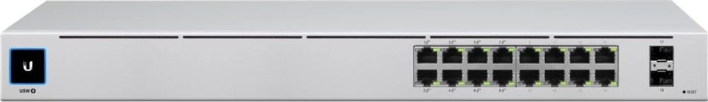 Коммутатор Ubiquiti UniFi 16 PoE USW-16-POE-EU Коммутатор Ubiquiti UniFi 16 PoE USW-16-POE-EU