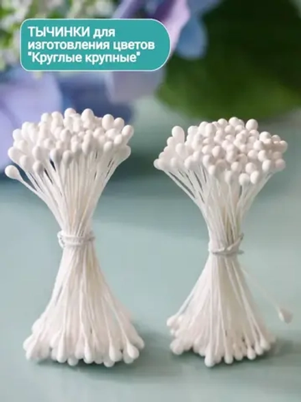 Тычинки круглые крупные (2 пучка)