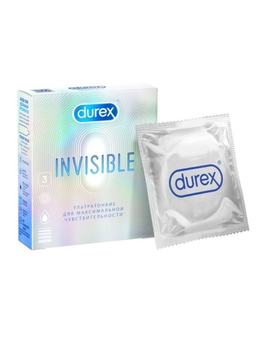 Презервативы Durex Invisible Ультратонкие 3 штуки – купить за 397 ₽ |  Shvabra24 - товары для дома и красоты