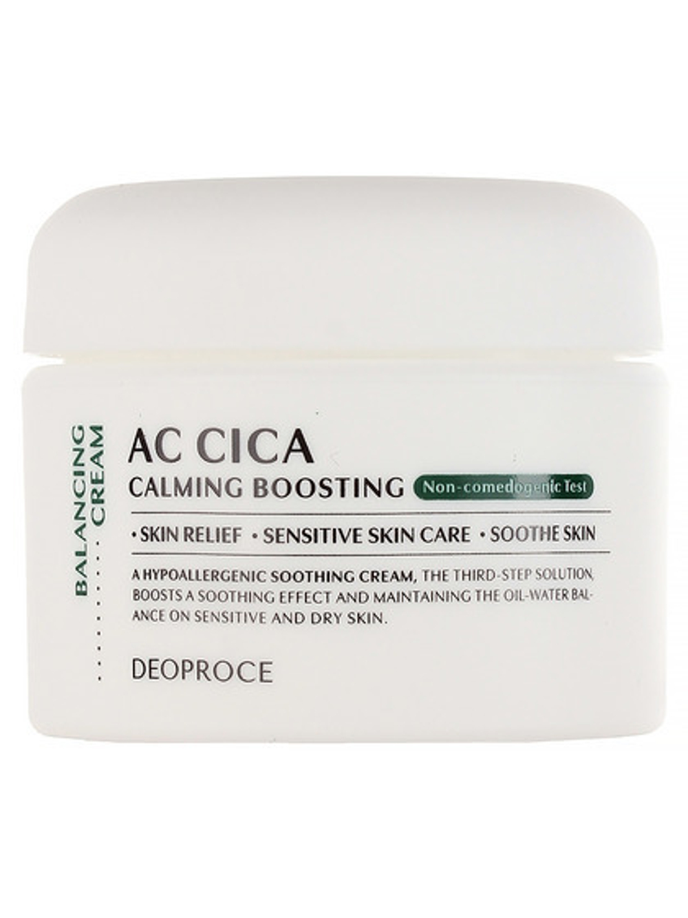 DEOPROCE Крем для лица для чувствительной кожи/AC CICA CALMING BOOSTING BALANCING CREAM, 50г