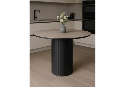 Керамический стол Woodville Гравент 110 avenue grey sahara, черный