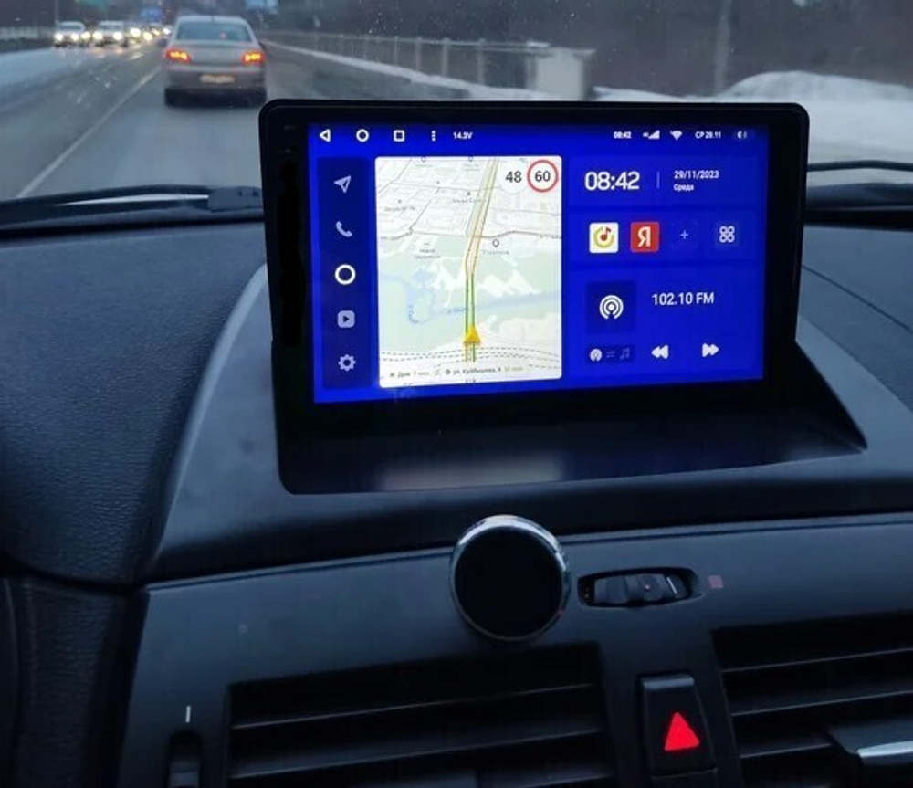 Магнитола BMW X3 E83 2003-2010 - FarCar GX3034M монитор 9.5" 2K QLED на Android 14, TS20, 6+128Гб, CarPlay, 4G SIM-слот