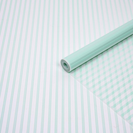 Пленка матовая "Полосы узкие" 70см*200гр ТИФФАНИ