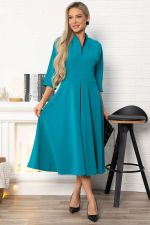 Платье вечернее Леди Удача (бирюзовое) П14850-18М LT Collection