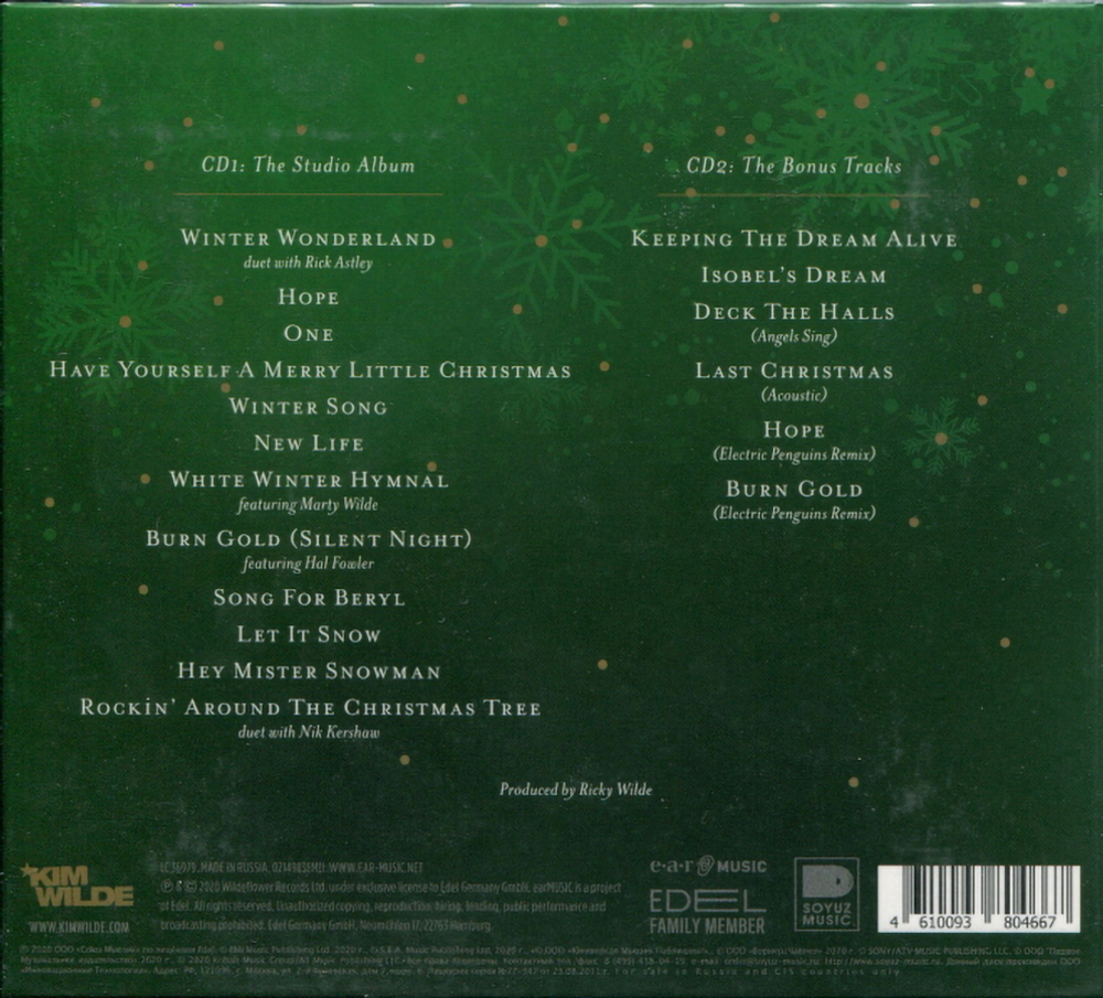 Kim Wilde / Wilde Winter Songbook (Deluxe Edition)(RU)(2CD)