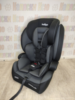 Автокресло детское Indigo Winner Isofix группа 1/2/3 (9-36) черный-серый